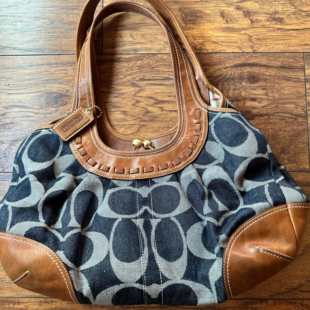Coach Ergo Denim Shoulder Bag